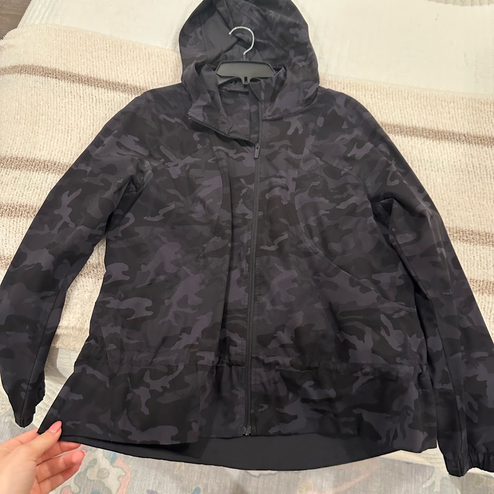 lululemon hooded rain jacket